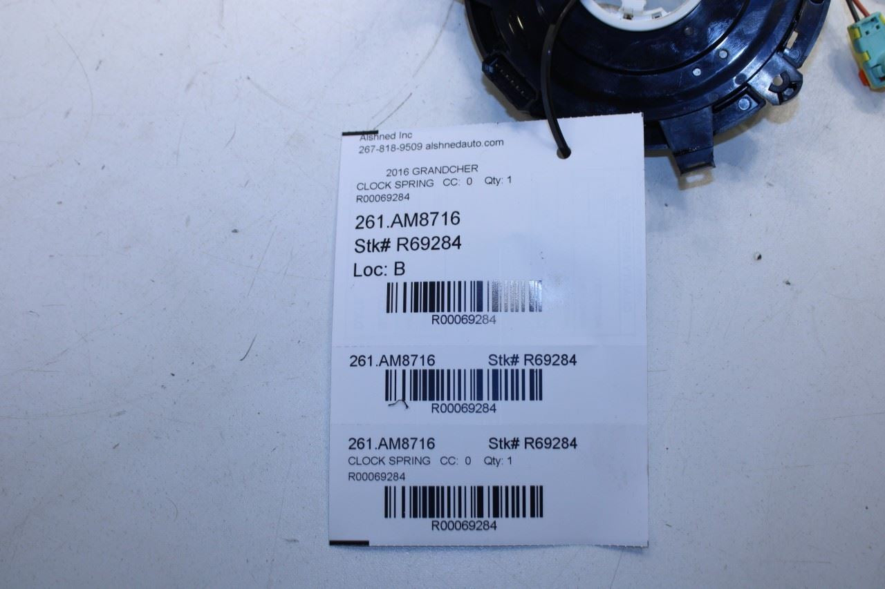 2016-2017 Jeep Grand Cherokee Steering Column Clock Spring 5VN52DX9AB OEM - Alshned Auto Parts