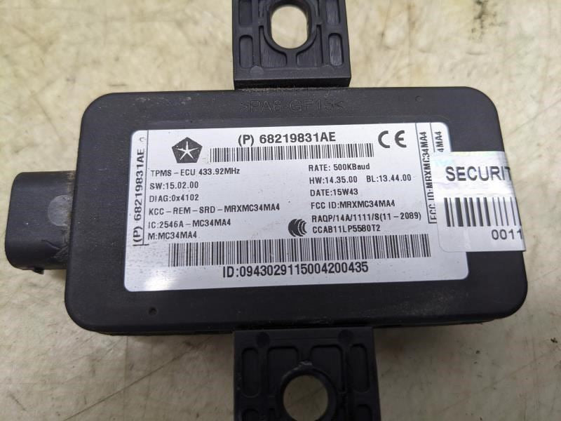 2014-2020 Dodge Journey TPMS Tire Pressure Monitoring Module 68219831AE OEM - Alshned Auto Parts