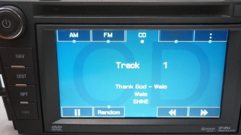 2011 Cadillac DTS AM FM CD MP3 Radio Receiver Navigation 25993432 OEM *UNLOCKED* - Alshned Auto Parts