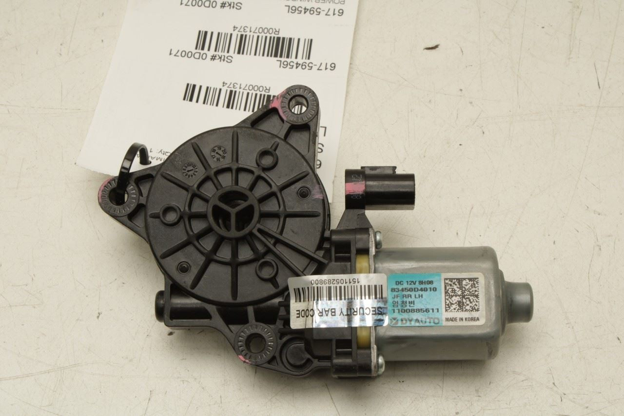 2016-2020 Kia Optima LX Rear Left Side Door Power Window Motor 83450-D4010 OEM - Alshned Auto Parts