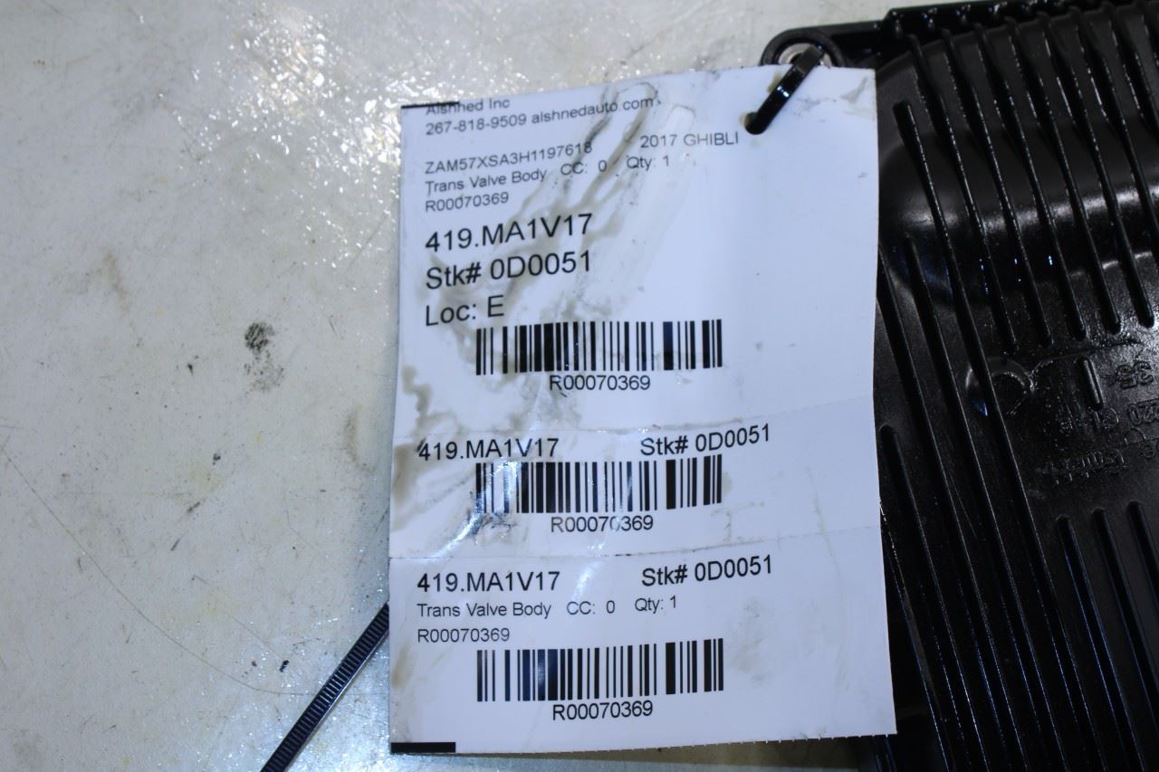 14-20 Maserati Ghibli 3.0L RWD 8-Spd Auto Transmission Valve Body 45K 670031352 - Alshned Auto Parts