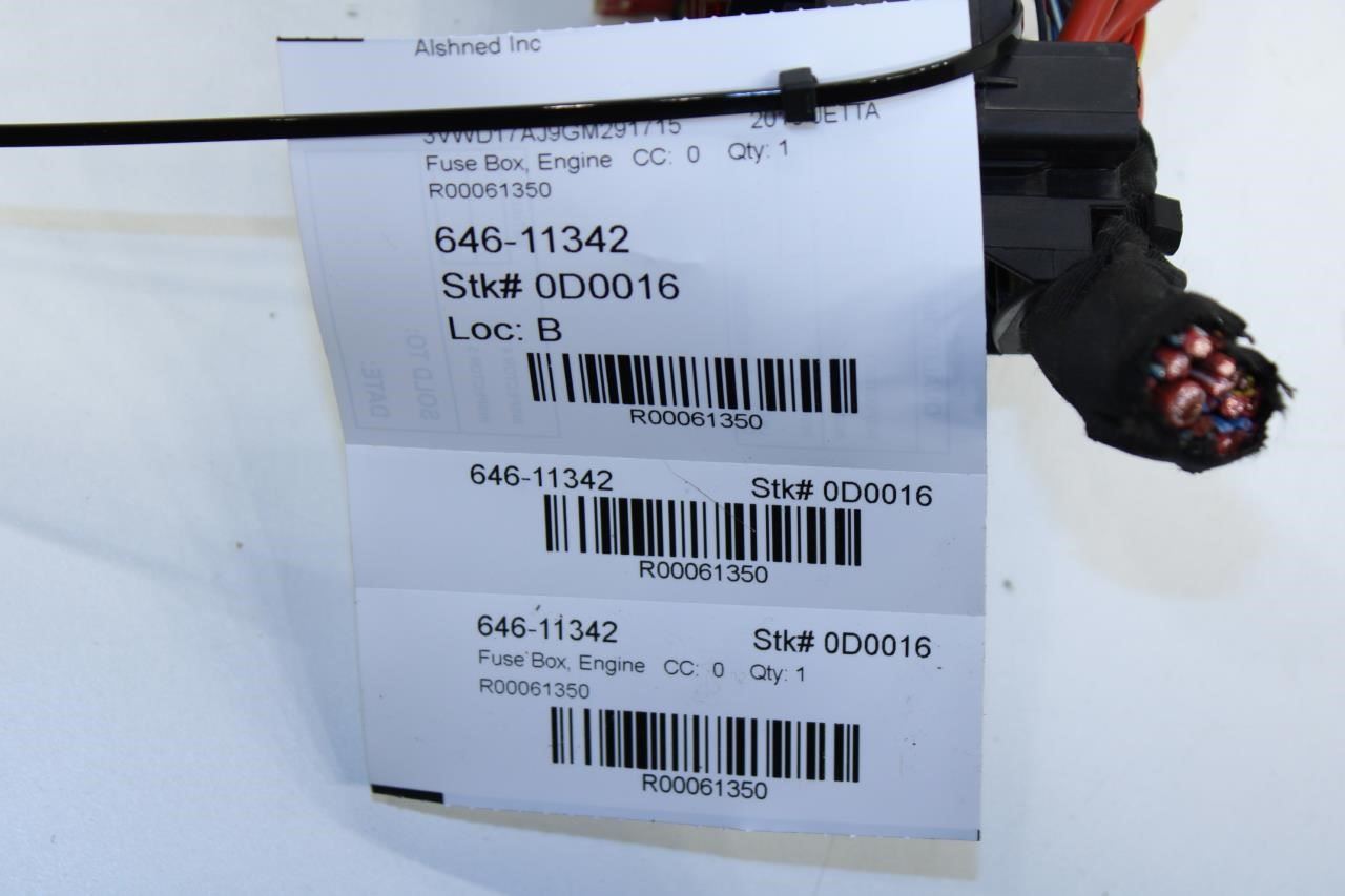 2015-18 Volkswagen Jetta Sport Engine Bay Relay Fuse Junction Box 5C0937819L OEM - Alshned Auto Parts