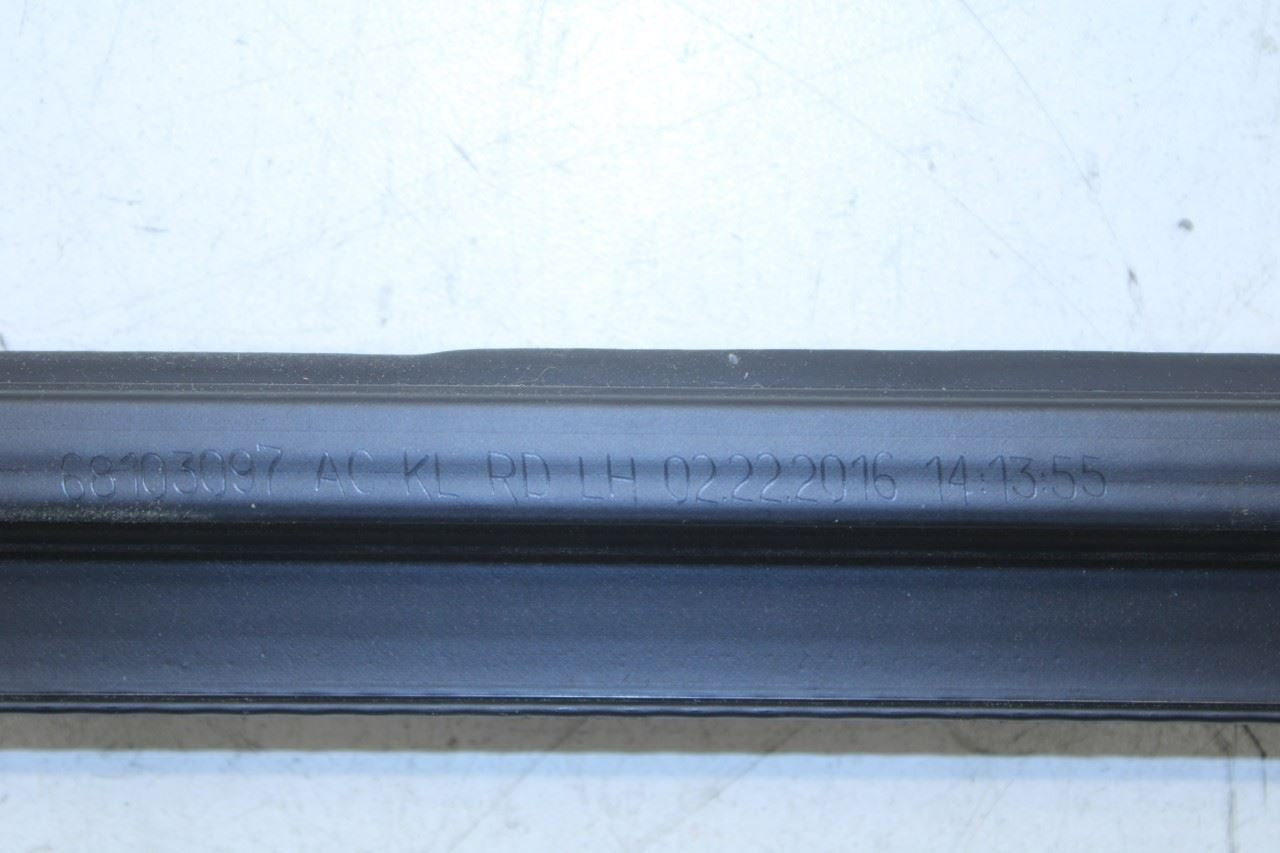 2014-2023 Jeep Cherokee Rear Left Door Run Channel w/ Belt Molding Weatherstrip - Alshned Auto Parts