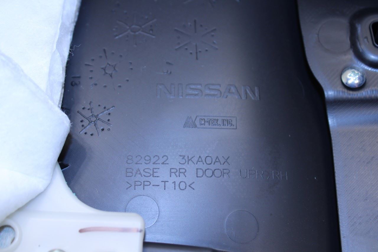 2014-2020 Nissan Pathfinder SV Rear Right Passenger Door Trim Panel 829A0-3KS1A - Alshned Auto Parts