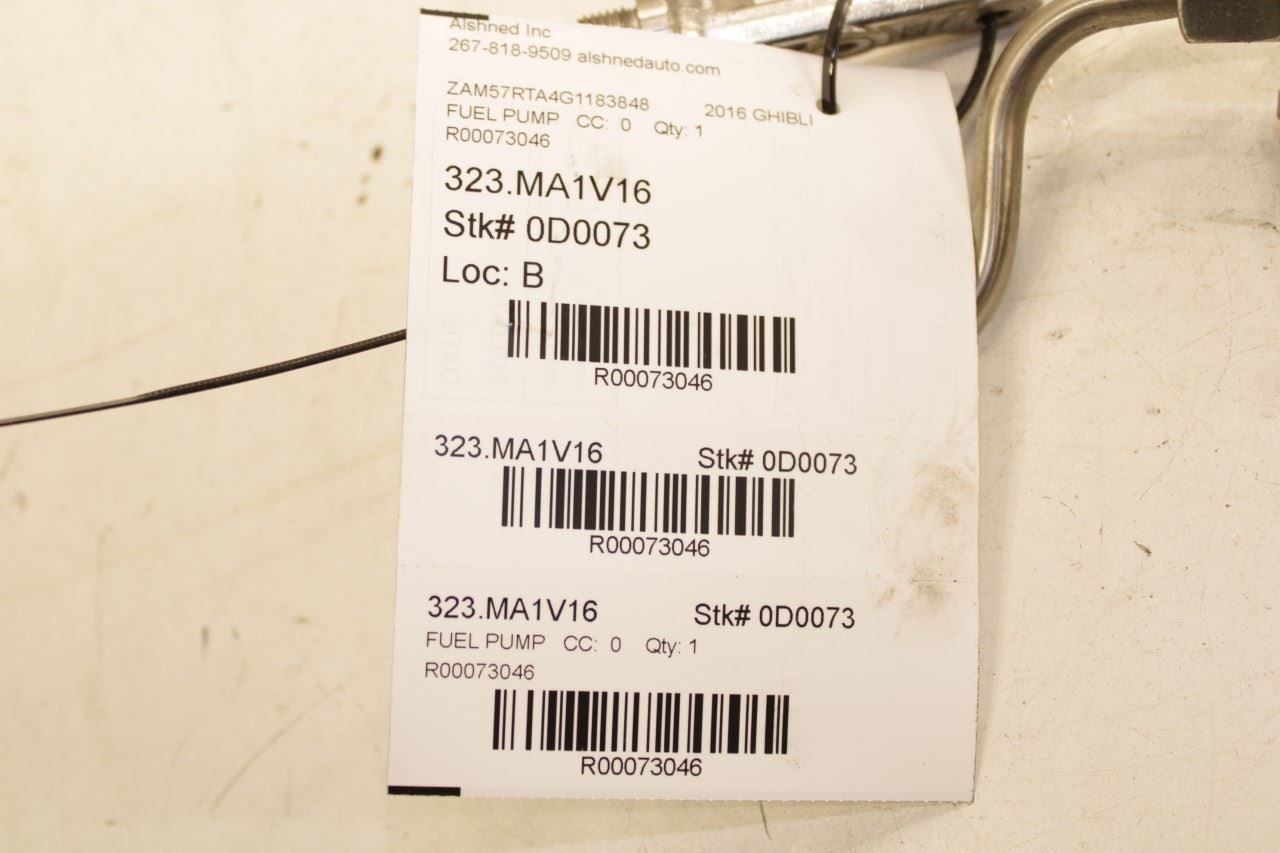 2014-2021 Maserati Ghibli S Q4 3.0L AWD High Pressure Fuel Pump 336326 OEM - Alshned Auto Parts
