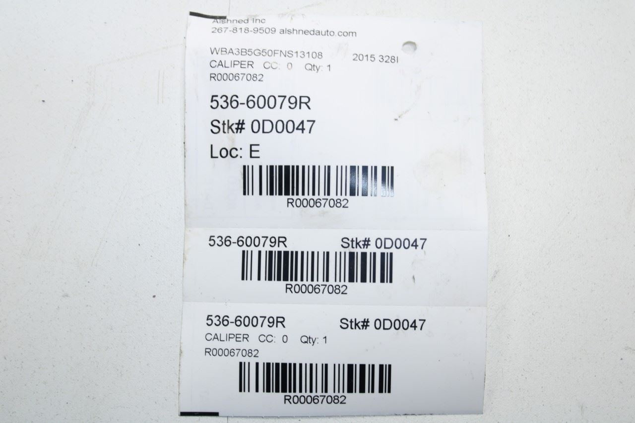 2013-16 BMW 328I xDrive SULEV Rear Right and Left Brake Disc Caliper 34216850974 - Alshned Auto Parts