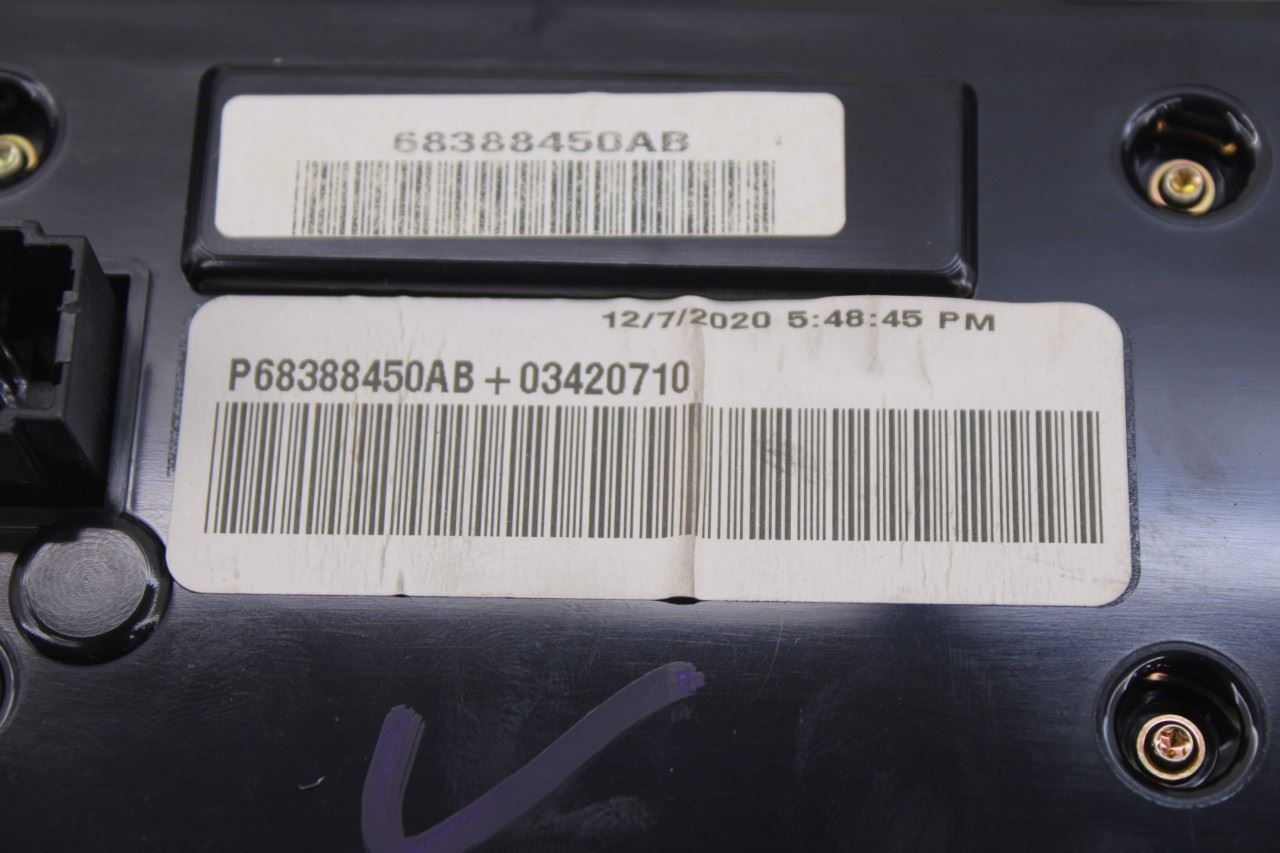 2019-2021 Jeep Grand Cherokee Laredo X 4X4 AC Heater Temperature Climate Control - Alshned Auto Parts