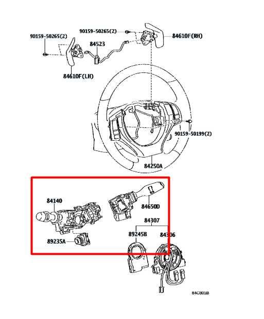 2013-2020 Lexus GS350 3.5L AWD Steering Column Light Turn Signal Wiper Switch - Alshned Auto Parts