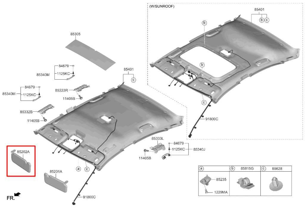 2019-21 Kia Forte GT 1.6L Front Right Side Sun Visor w/ Mirror 85220-M7070WK OEM - Alshned Auto Parts