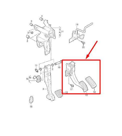 2019-2024 Audi Q3 S Line Accelerator Throttle Gas Pedal Sensor 5Q1-723-503-L OEM - Alshned Auto Parts