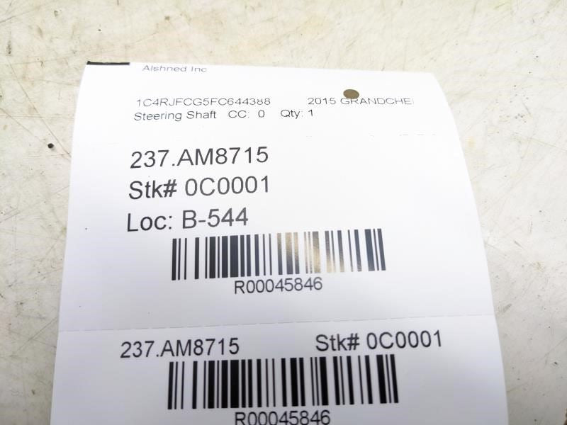 11-18 Jeep Grand Cherokee Overland Steering Column Intermediate Shaft 05057539AE - Alshned Auto Parts