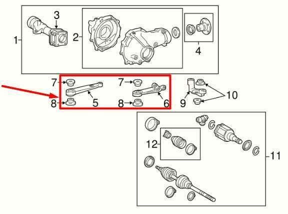 05-23 Toyota Tacoma 3.5L 4x4 Front Differential Carrier Support Set 52392-60022 - Alshned Auto Parts