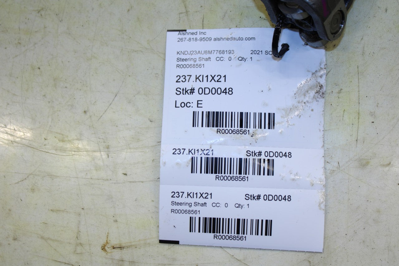 20-24 Kia Soul LX 2.0L FWD Steering Column Intermediate Lower Shaft 56400-K0001 - Alshned Auto Parts