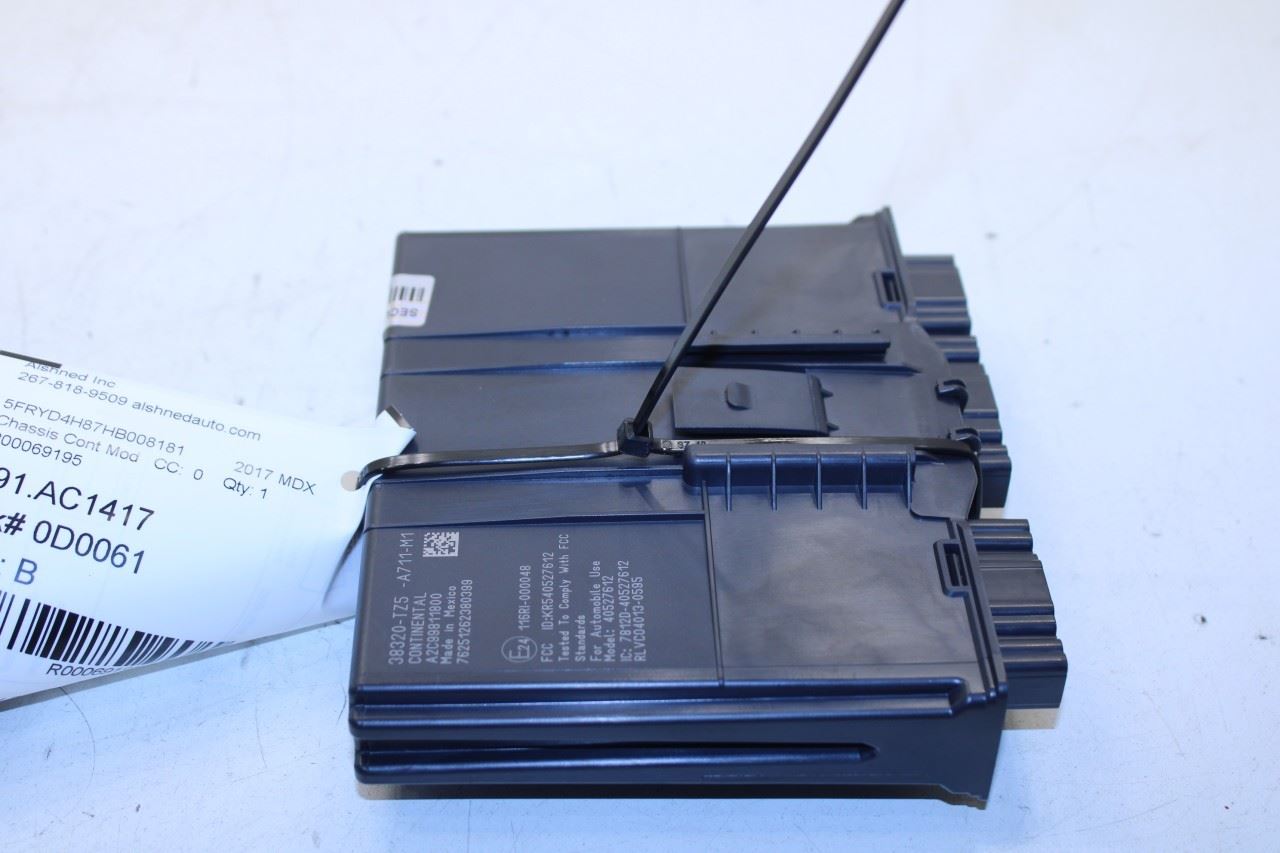 2017-2018 Acura MDX Advance Smart Power Computer Control Module 38320-TZ5-A711 - Alshned Auto Parts