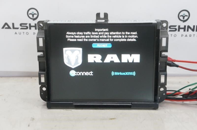 2014 Ram 1500 Uconnect 8.4'' Display Audio Radio Receiver 68224538AG *ReaD ASIS* - Alshned Auto Parts