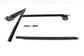 23-25 BMW 430i Gran Coupe xDrive Front Left Door Run Channel w Outer Molding Set - Alshned Auto Parts
