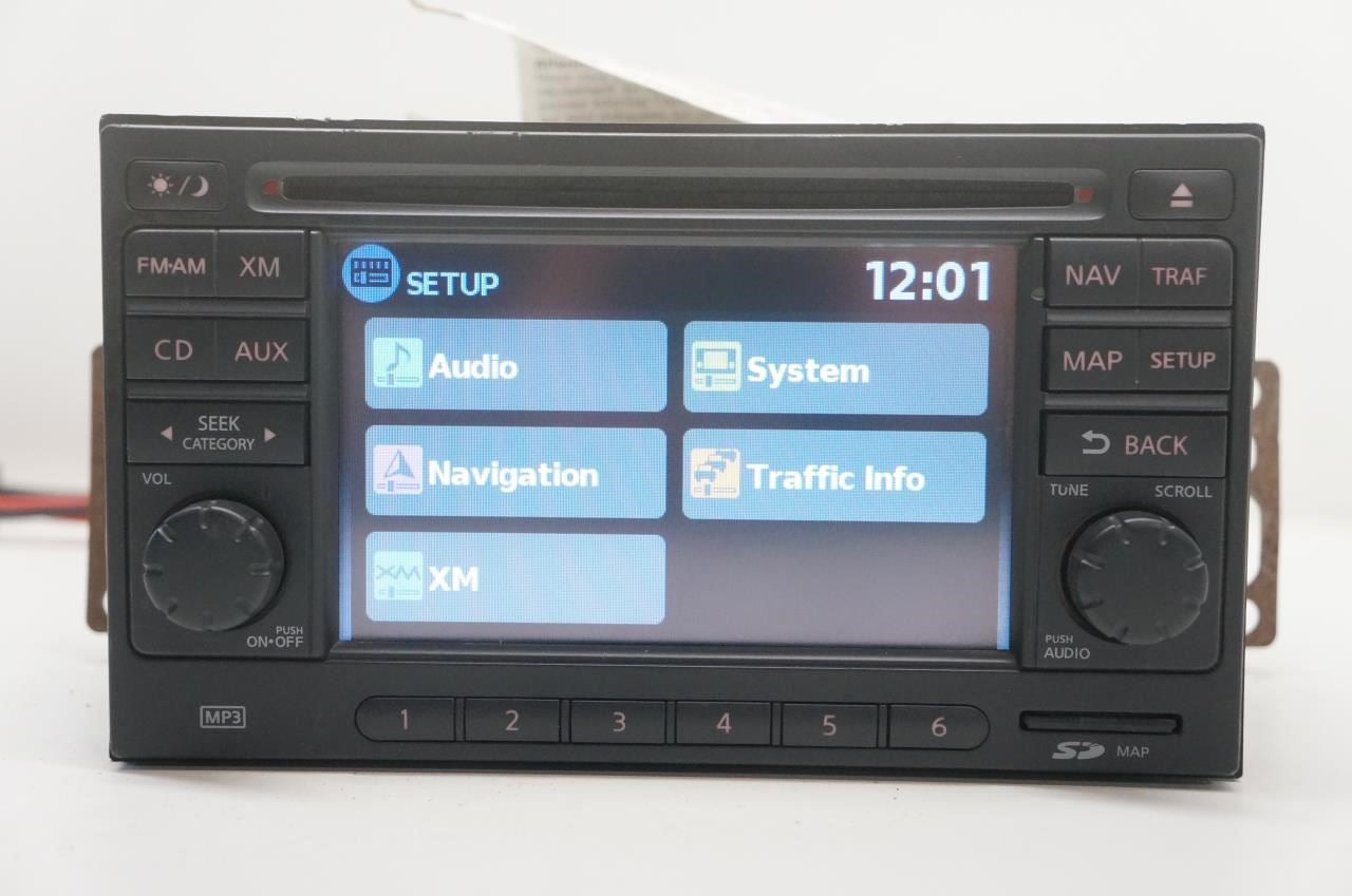 2010-2012 Nissan Sentra Navigation Audio Radio Receiver w/ Display 25915-ZT53A - Alshned Auto Parts