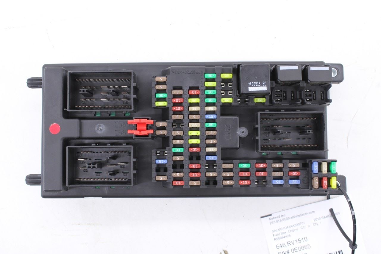 2010-12 Land Rover Range Rover HSE 5.0L Cabin Instrument Panel Fuse Relay Block - Alshned Auto Parts