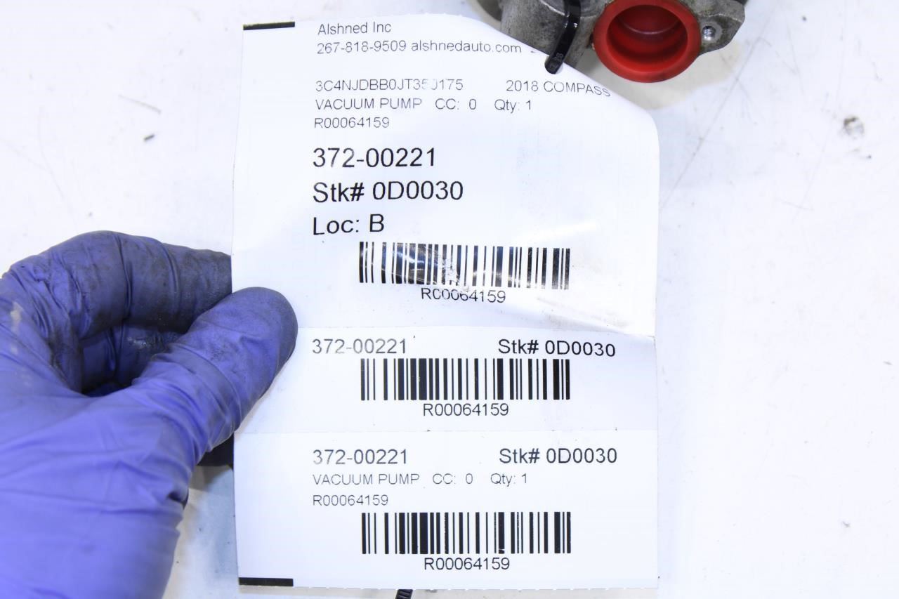 2018-2022 Jeep Compass Latitude 2.4L 4WD Vacuum Brake Pump 5048401AA OEM - Alshned Auto Parts