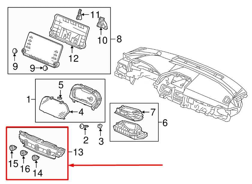 2018-2022 Honda Accord AC Heater Temperature Climate Control 79610-TVA-A016-M1 - Alshned Auto Parts