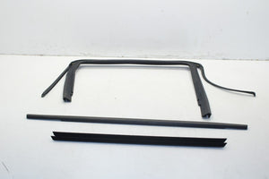 2014-2023 Jeep Cherokee Rear Left Door Run Channel w/ Belt Molding Weatherstrip