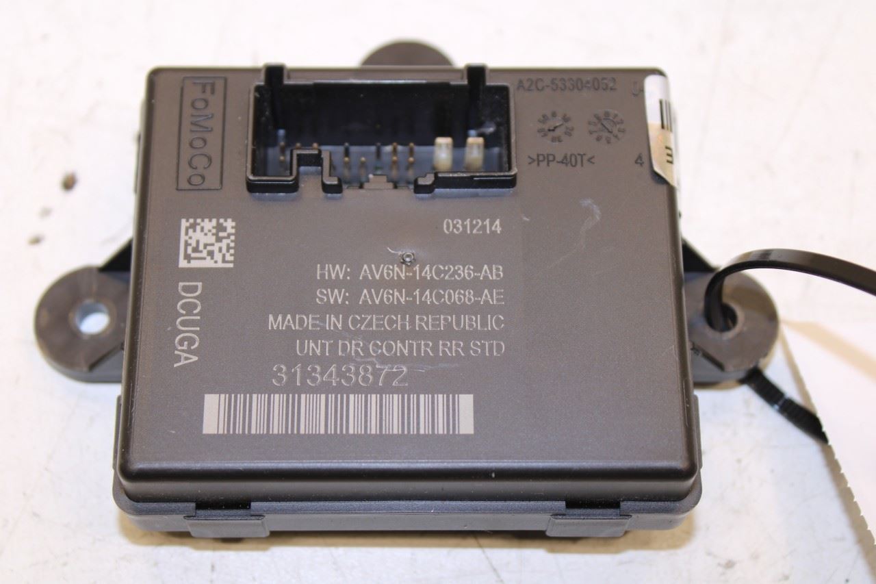 2015-2016 Volvo S60 T5 Premier Rear Left Side Door Control Module 31343872 OEM - Alshned Auto Parts
