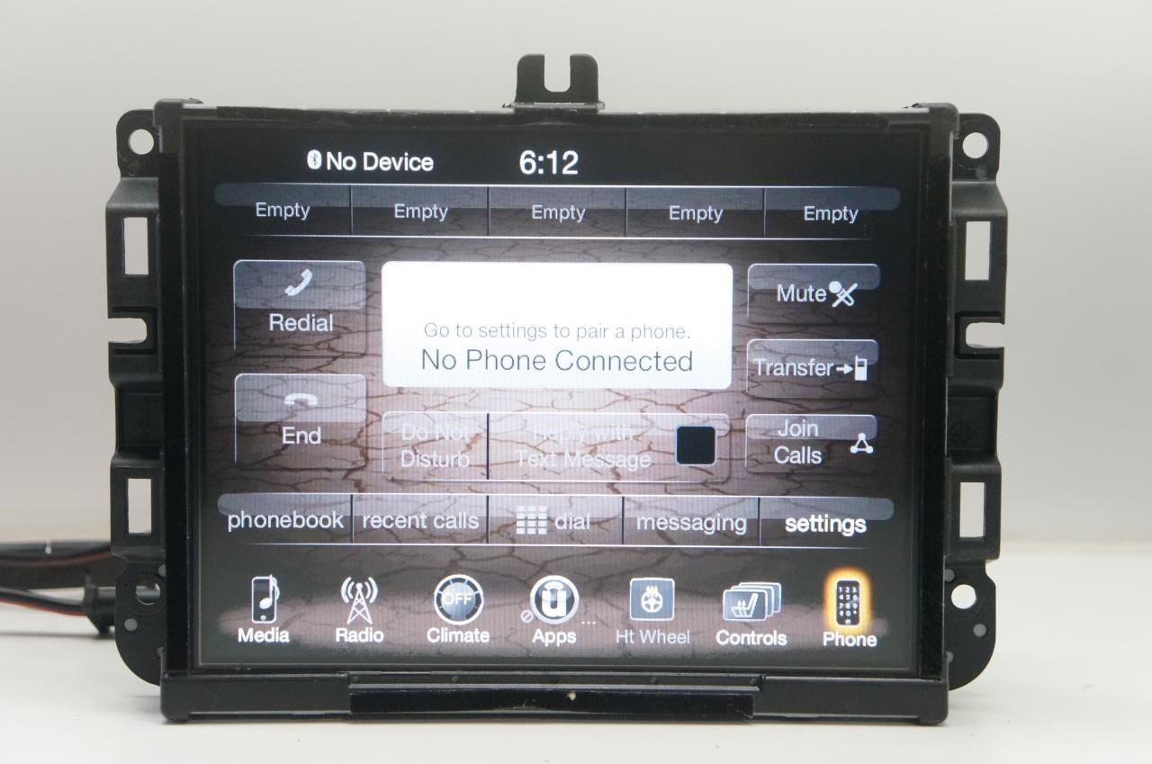 2016 Jeep Cherokee Audio Radio Media Receiver Uconnect w/ 8.4 Display 68249986AH - Alshned Auto Parts