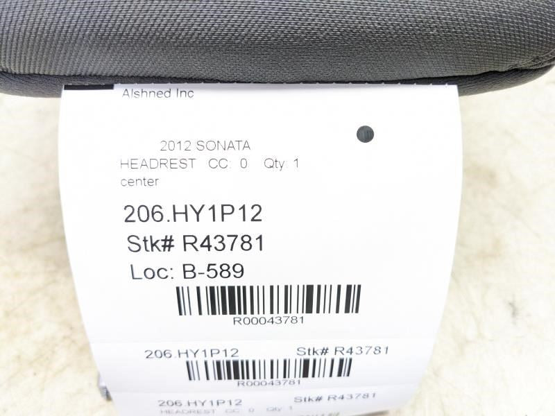 2012-2014 Hyundai Sonata Rear Center Seat Headrest Cloth 89700-3Q010-Y4A OEM - Alshned Auto Parts