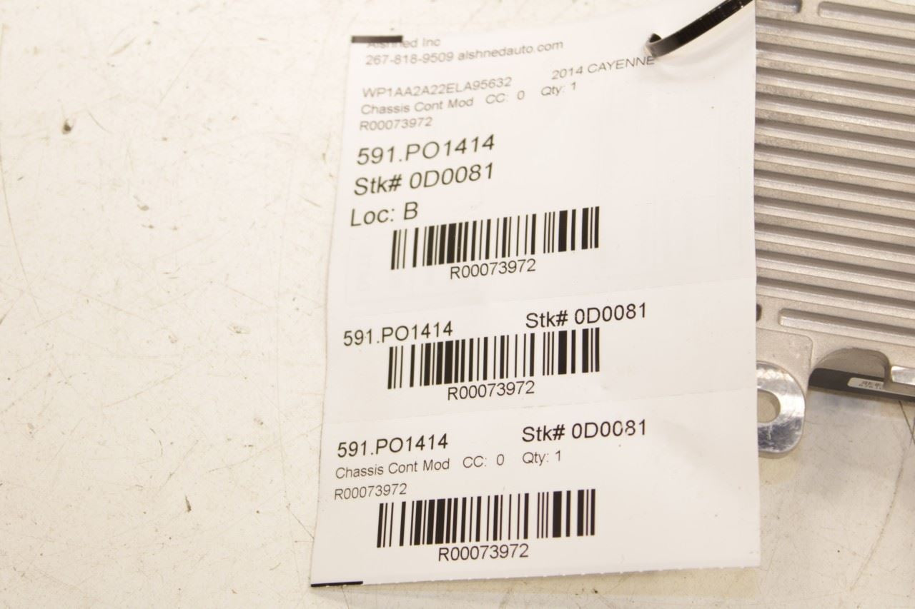 2011-2018 Porsche Cayenne Platinum 3.6L Oil Pump Control Module 7P0927601A OEM - Alshned Auto Parts
