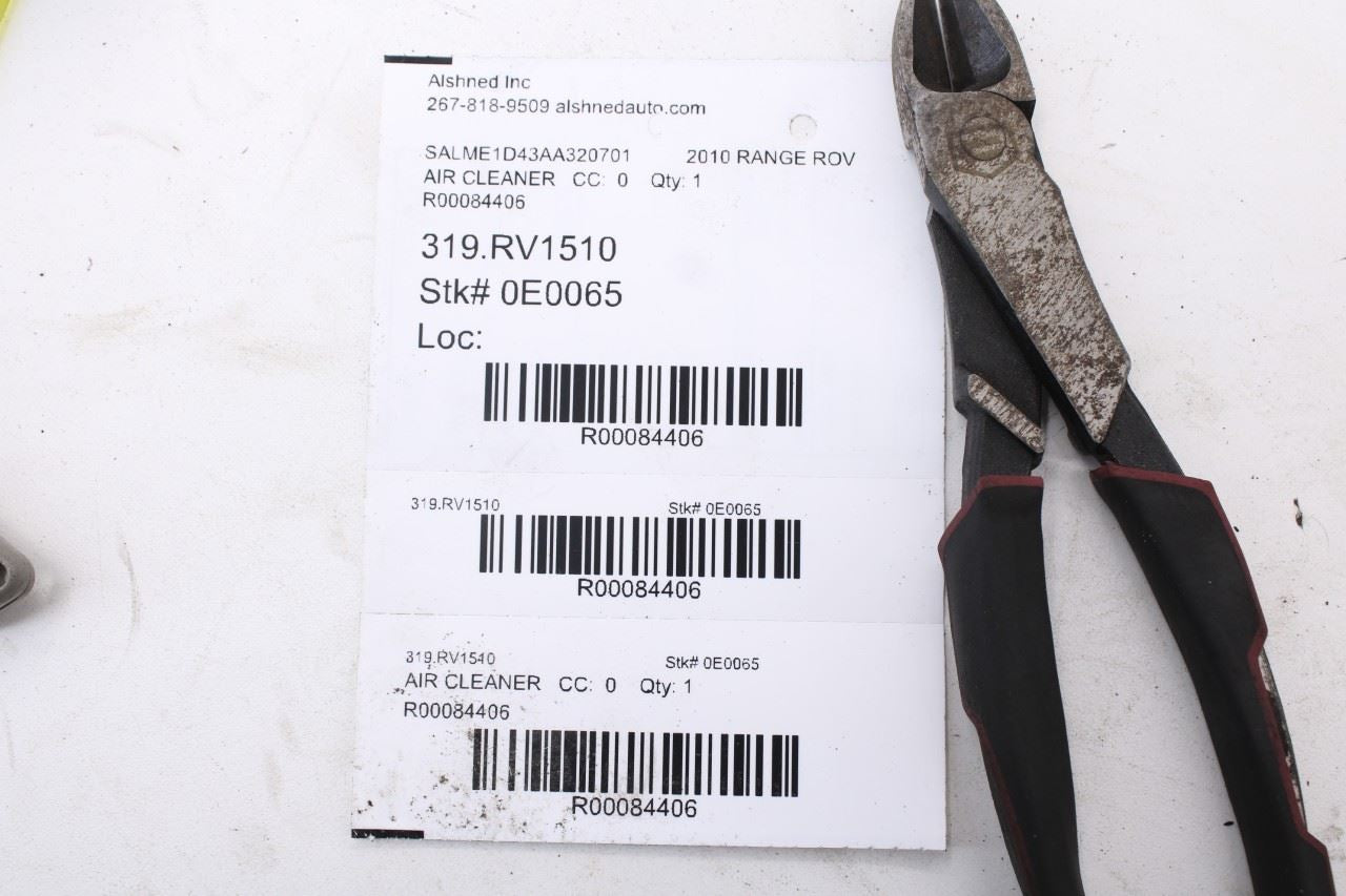 2010-12 Land Rover Range Rover HSE 5.0L Air Intake Cleaner Inlet Duct Resonator - Alshned Auto Parts
