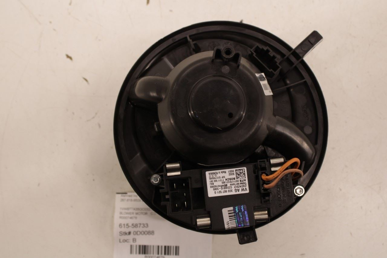 2014-2017 Volkswagen Passat SE 1.8L HVAC AC Blower Fan Motor 561-820-015-A OEM - Alshned Auto Parts