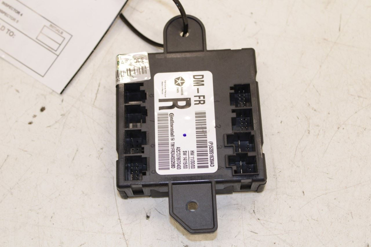 2014-16 Maserati Ghibli S Q4 3.0L Front Passenger Right Side Door Control Module - Alshned Auto Parts