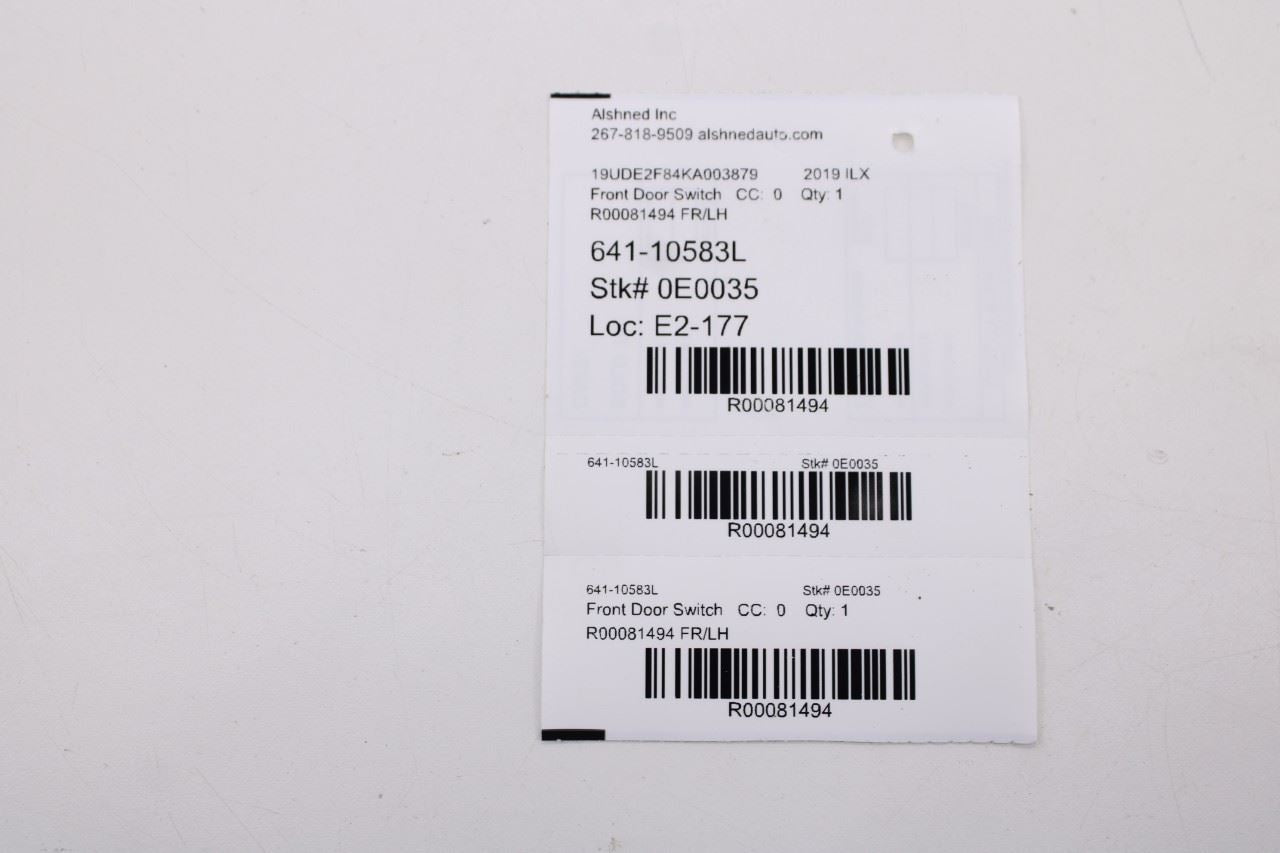 2019-2022 Acura ILX Technology A-Spec Front Left Door Master Power Window Switch12