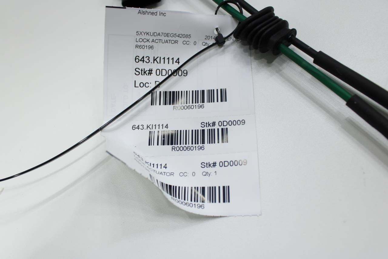 2009-2015 Kia Sorento Front Right Door Lock Latch Actuator 81320-2P020 OEM - Alshned Auto Parts