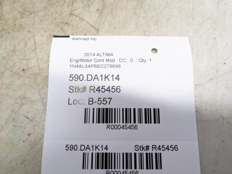2013-2014 Nissan Altima Engine Computer Control Module ECU ECM 23710-3TA0A OEM6