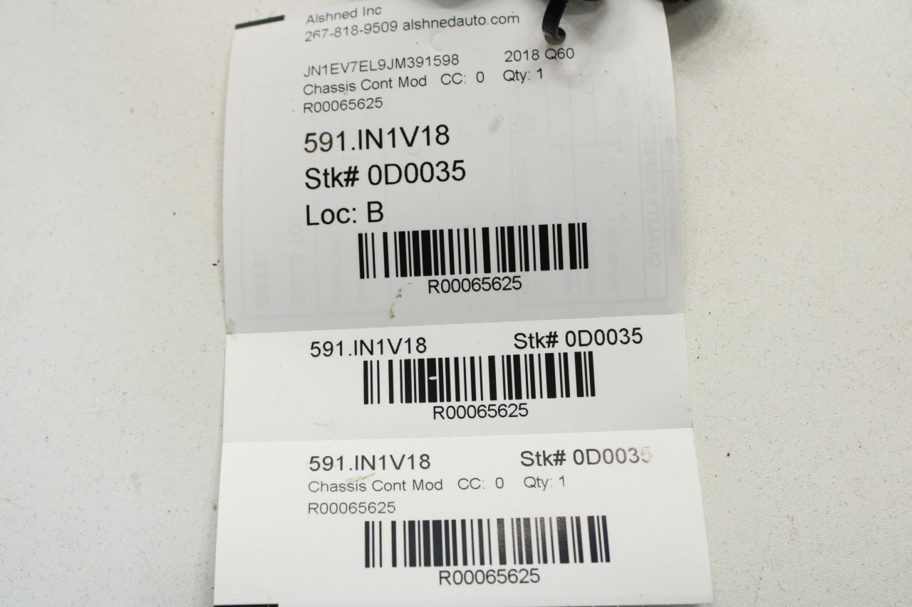 2017-2022 Infiniti Q60 Luxe 3.0L Radiator Cooling Fan Control Module 21493-B210B - Alshned Auto Parts