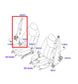 11-17 Hyundai Veloster 1.6L Front Right Side Seat Belt Retractor w/ Pretensioner - Alshned Auto Parts