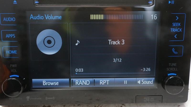 2016-19 Toyota Tacoma Panasonic Navigation CD Player Radio Receiver and Display1