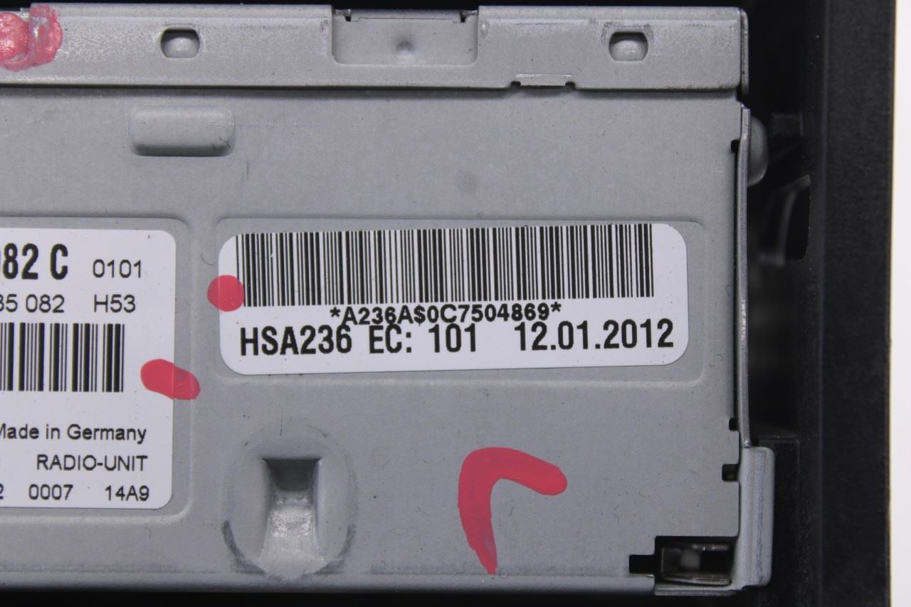 2012 Audi A7 Premium Harman Becker Trunk Audio Radio Receiver 4G0035082C OEM5