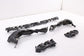 11-14 Porsche Cayenne S Rear Bumper Center and RH LH Side Support Mount Brackets5