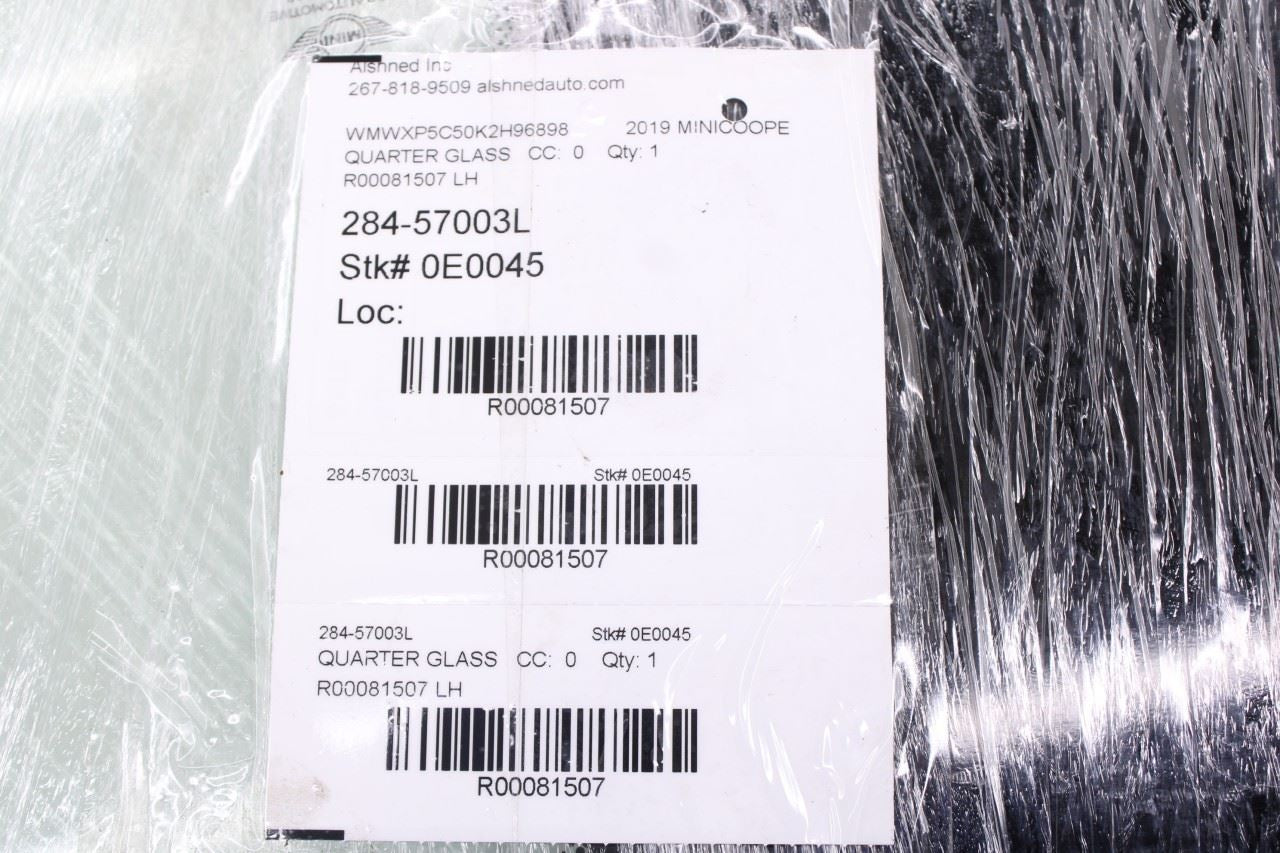 2014-2025 Mini Hardtop Cooper Rear Left Driver Side Quarter Window Glass9