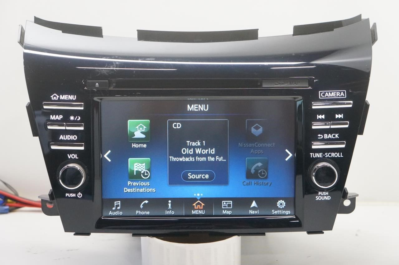 2016-18 Nissan Murano Navi Audio Radio CD Player Receiver w/ Display 25915-9UC2A - Alshned Auto Parts