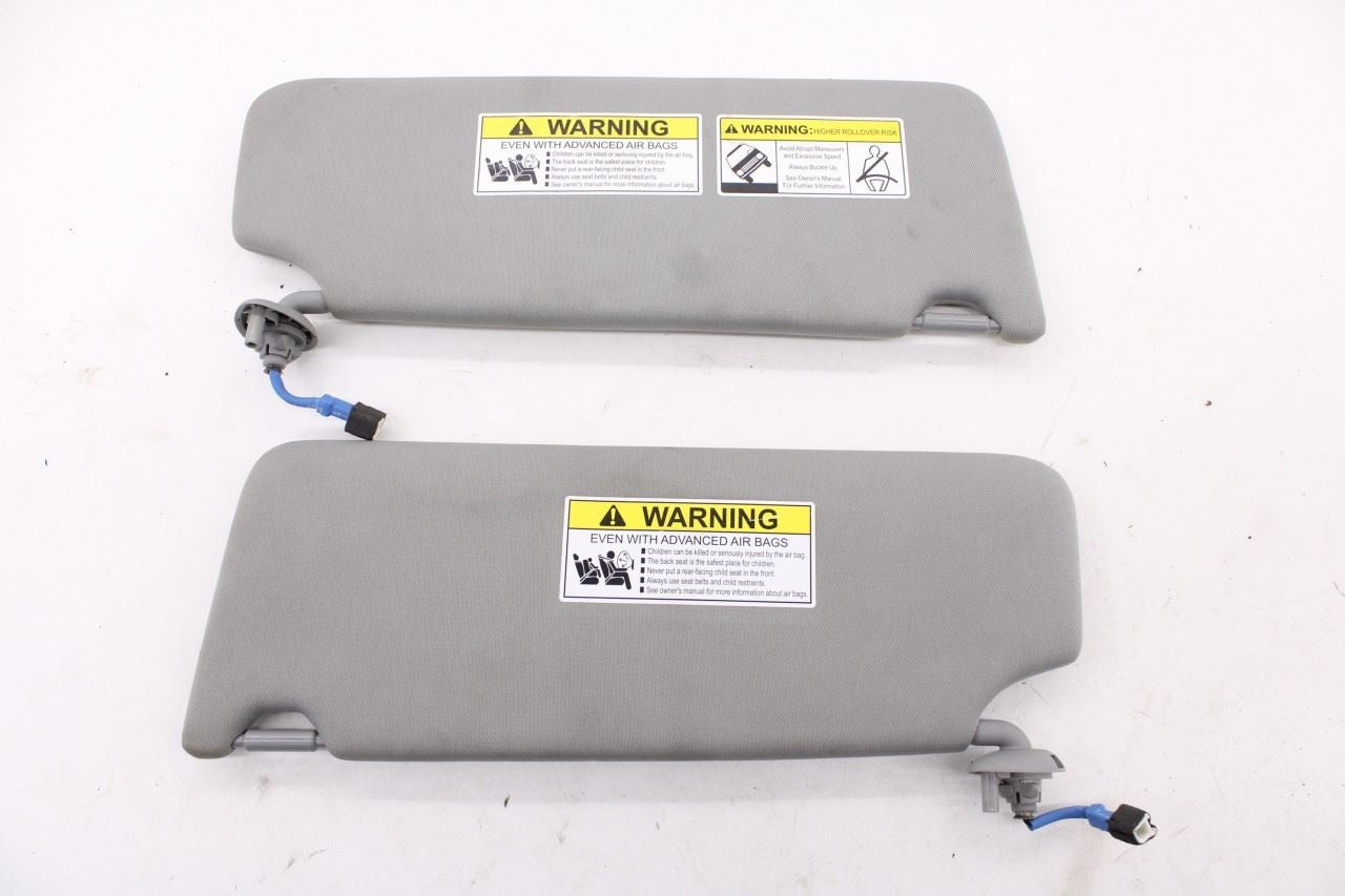 17-20 Acura MDX w/ Technology Pkg Front RH and LH Sun Visor Set w/ Illum Mirror - Alshned Auto Parts