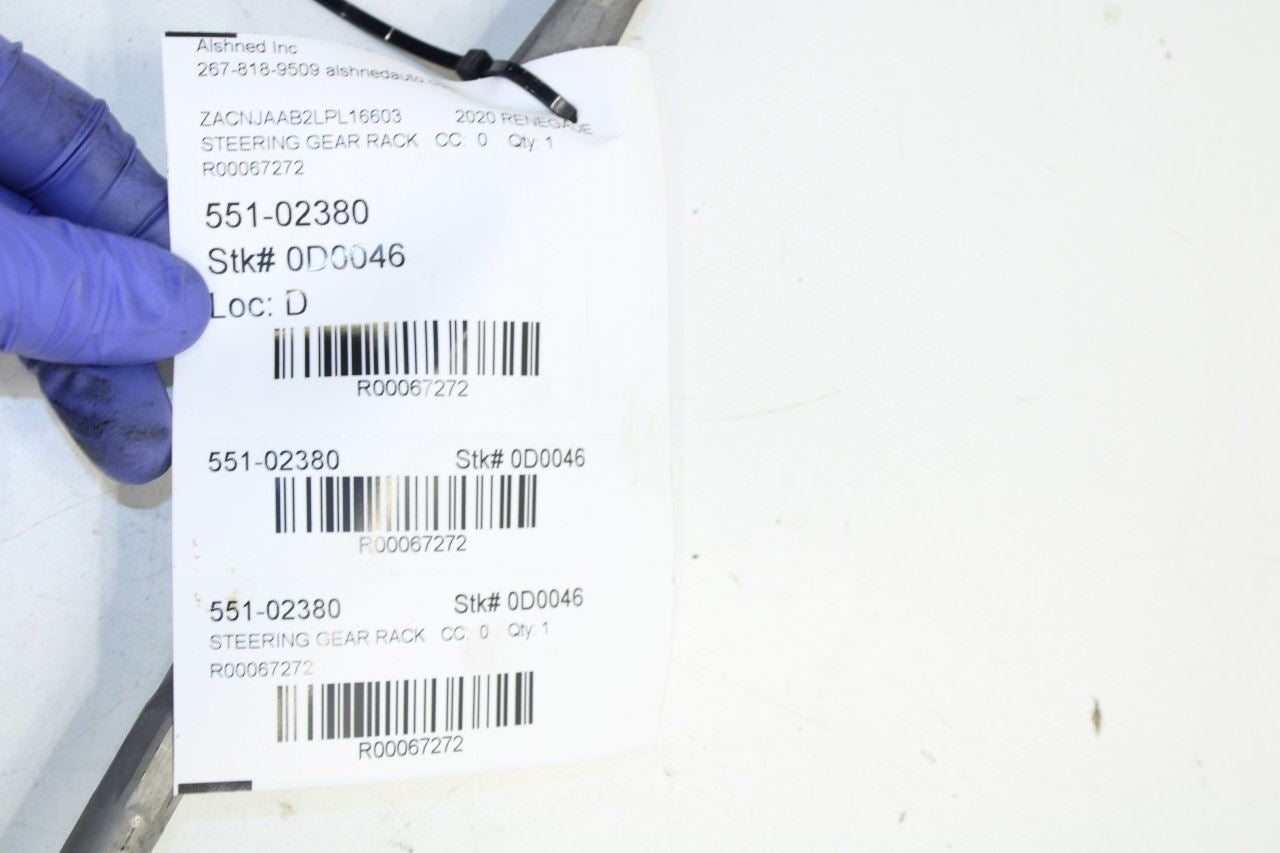 2015-2022 Jeep Renegade Sport FWD Steering Gear Rack and Pinion 68263318AA OEM - Alshned Auto Parts