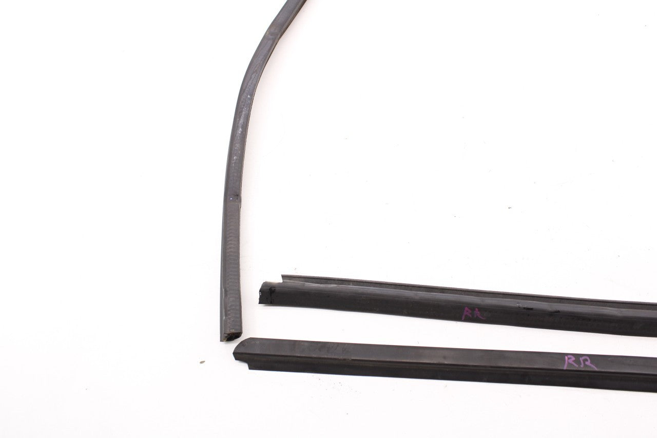 99-16 Ford F-250 Crew Cab Lariat Rear Right Door Run Channel w/ Weatherstrip Set - Alshned Auto Parts
