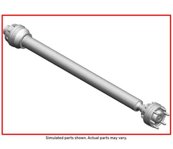 2019-24 Chevrolet Silverado 1500 5.3L Front Axle Drive Propeller Shaft 23370093 - Alshned Auto Parts