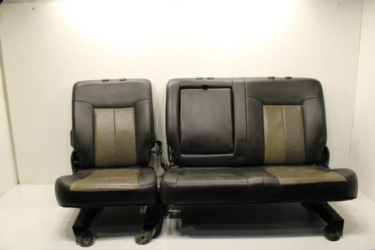 2011 Ford F250 SD Crew Cab Rear Left & Right Seat Leather BC3Z-2666601-FA - Alshned Auto Parts