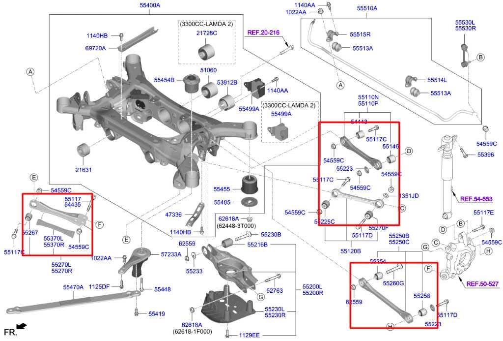 18-23 Kia Stinger GT2 AWD Rear Driver Left Side Lower and Upper Control Arm Set - Alshned Auto Parts