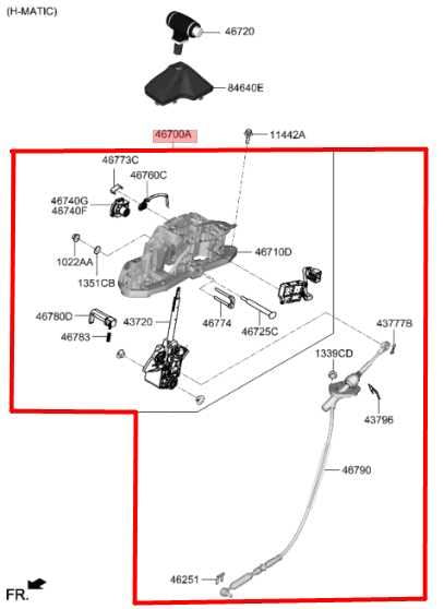 18-23 Kia Stinger GT1 Auto Transmission Gear Shifter Lever w/ Cable 46700-J5100 - Alshned Auto Parts