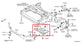 14-23 Infiniti Q50 Luxe RWD Front Suspension Stay Crossmember Plate w/ Bracket - Alshned Auto Parts